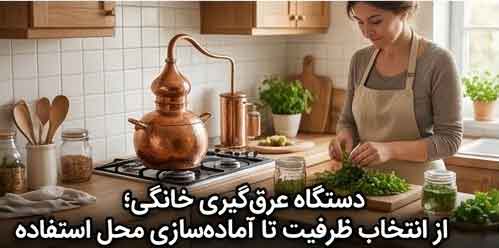 دستگاه عرق‌گیری خانگی